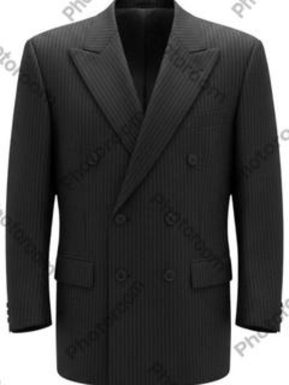Embassy Square Wool Blazer 42R Black